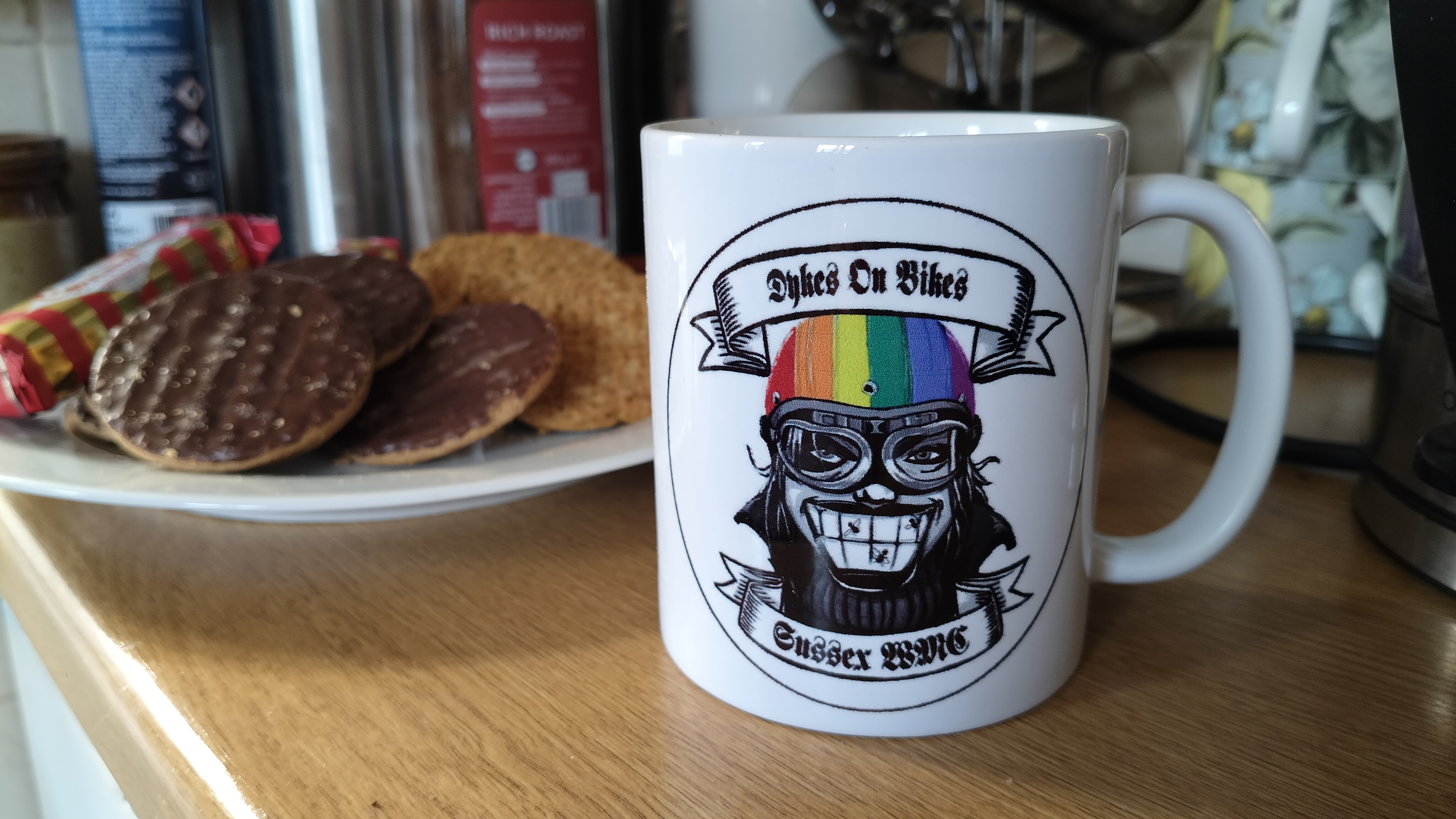 Dykes on Bikes Sussex WMC Mug